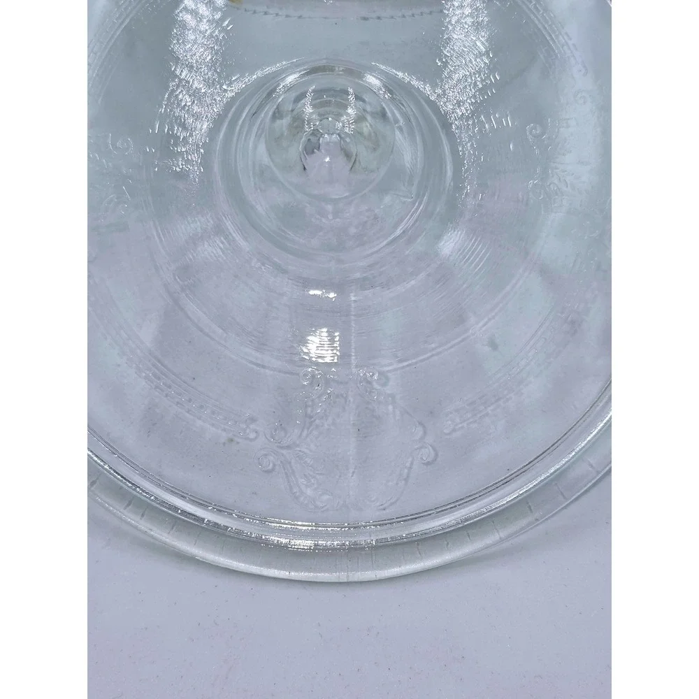 5th Avenue Vintage Ribbed Cut Crystal Tulip Ice Bucket Champagne Wine‎ NO LID